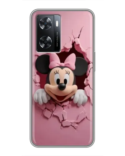 Чехол для OPPO A77 с картинкой «Минни сквозь стену»