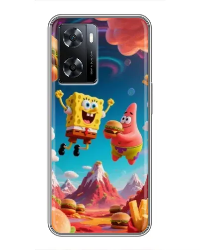 Чехол для OPPO A77 с картинкой «Космический фастфуд» Чехол для OPPO A77 с картинкой «Космический фастфуд»