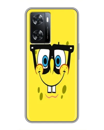 Чехол для OPPO A77 с картинкой «Минималистичный Спанч Боб» Чехол для OPPO A77 с картинкой «Минималистичный Спанч Боб»