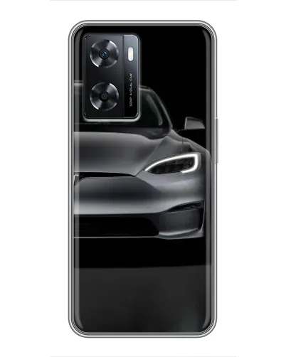Чохол для OPPO A77 з картинкою «Tesla Model S Look»