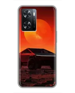 Чохол для OPPO A77 з картинкою «Cybertruck на Марсі» Чохол для OPPO A77 з картинкою «Cybertruck на Марсі»