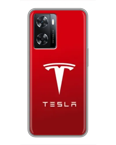 Чохол для OPPO A77 з картинкою «Tesla Red Classic»