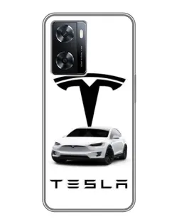 Чохол для OPPO A77 з картинкою «Tesla White Style» Чохол для OPPO A77 з картинкою «Tesla White Style»