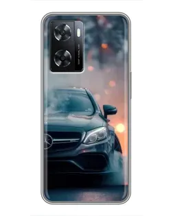 Чохол для OPPO A77 з картинкою «Mercedes — нічне місто» Чохол для OPPO A77 з картинкою «Mercedes — нічне місто»