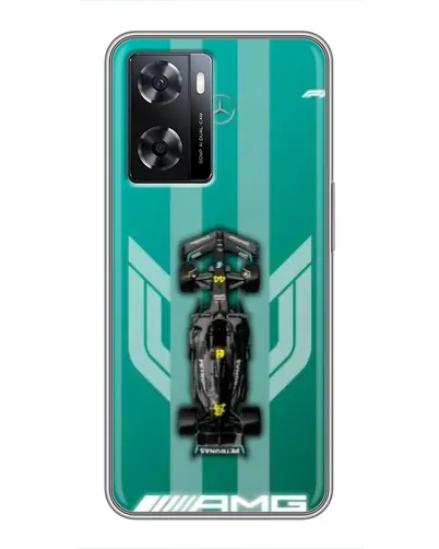 Чехол для OPPO A77 с картинкой «Mercedes AMG Petronas»