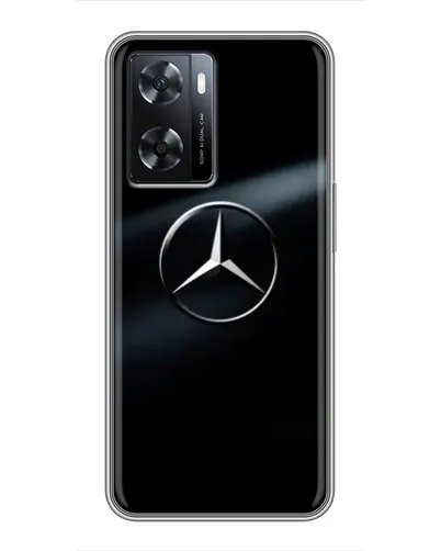 Чехол для OPPO A77 с картинкой «Mercedes на металле» Чехол для OPPO A77 с картинкой «Mercedes на металле»