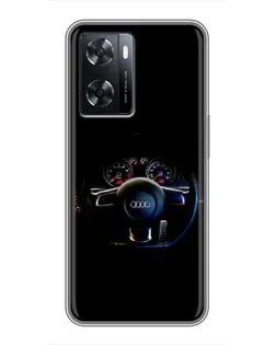 Чохол для OPPO A77 з картинкою «Салон Audi — кермо» Чохол для OPPO A77 з картинкою «Салон Audi — кермо»
