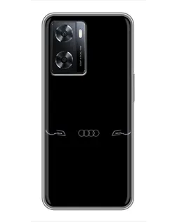 Чохол для OPPO A77 з картинкою «Audi — світловий підпис» Чохол для OPPO A77 з картинкою «Audi — світловий підпис»