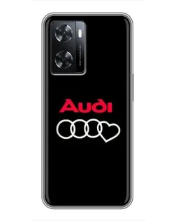 Чохол для OPPO A77 з картинкою «Логотип Audi Heart» Чохол для OPPO A77 з картинкою «Логотип Audi Heart»
