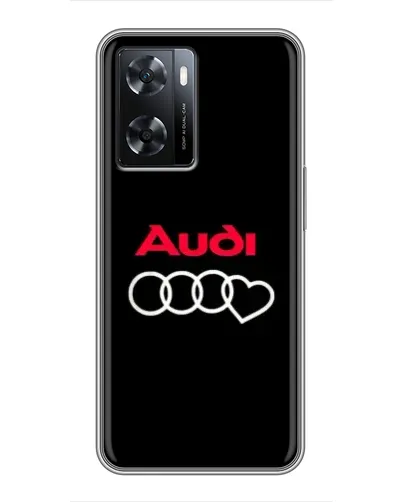 Чохол для OPPO A77 з картинкою «Логотип Audi Heart»
