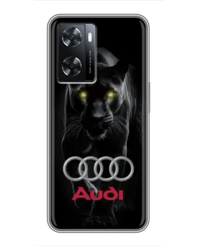 Чохол для OPPO A77 з картинкою «Пантера та Audi»