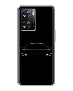 Чохол для OPPO A77 з картинкою «Погляд Audi у темряві»