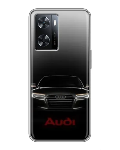 Чохол для OPPO A77 з картинкою «Audi — градієнтний контур»