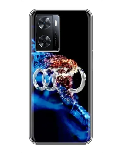 Чохол для OPPO A77 з картинкою «Енергія лого Audi»