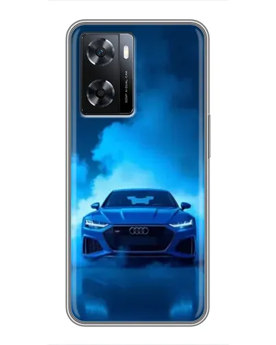 Чохол для OPPO A77 з картинкою «Audi — блакитна енергія»