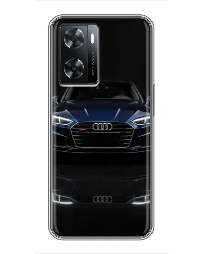 Чохол для OPPO A77 з картинкою «Audi — нічне відображення»