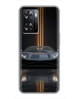 Чохол для OPPO A77 з картинкою «Lamborghini золоті лінії» Чохол для OPPO A77 з картинкою «Lamborghini золоті лінії»
