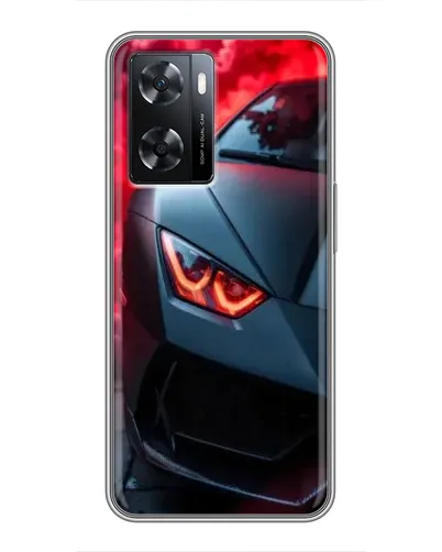 Чохол для OPPO A77 з картинкою «Lamborghini червоне сяйво» Чохол для OPPO A77 з картинкою «Lamborghini червоне сяйво»