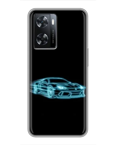 Чохол для OPPO A77 з картинкою «Неоновий контур Lamborghini» Чохол для OPPO A77 з картинкою «Неоновий контур Lamborghini»