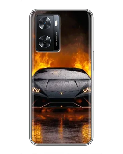 Чохол для OPPO A77 з картинкою «Lamborghini у вогні» Чохол для OPPO A77 з картинкою «Lamborghini у вогні»