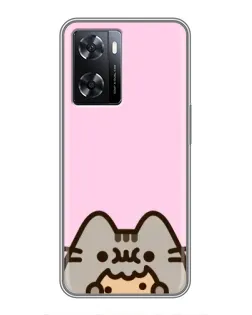 Чохол для OPPO A77 з картинкою «Pusheen та печиво» Чохол для OPPO A77 з картинкою «Pusheen та печиво»