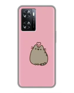 Чохол для OPPO A77 з картинкою «Pusheen серце» Чохол для OPPO A77 з картинкою «Pusheen серце»