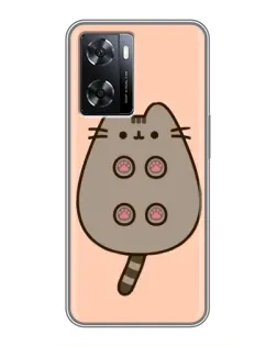 Чохол для OPPO A77 з картинкою «Пушин пузиком догори» Чохол для OPPO A77 з картинкою «Пушин пузиком догори»