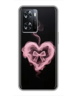 Чохол для OPPO A77 з картинкою «Димчасте серце»