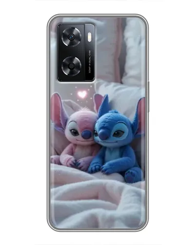 Чохол для OPPO A77 з картинкою «Плюшеві Стіч Ангел»