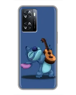 Чохол для OPPO A77 з картинкою «Стіч з укулеле»