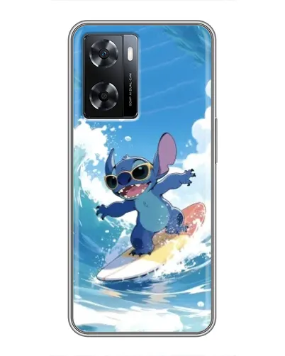 Чохол для OPPO A77 з картинкою «Стіч на хвилі»