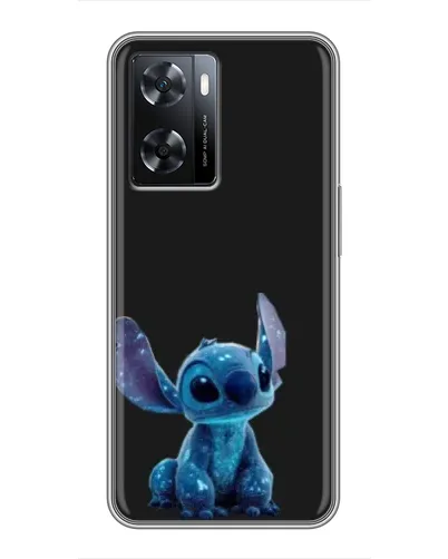 Чохол для OPPO A77 з картинкою «Стіч на чорному»