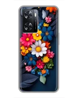 Чохол для OPPO A77 з картинкою «Квіткова феєрія»