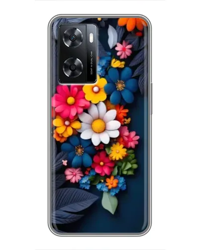 Чохол для OPPO A77 з картинкою «Квіткова феєрія»