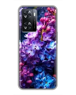 Чохол для OPPO A77 з картинкою «Бузковий цвіт»
