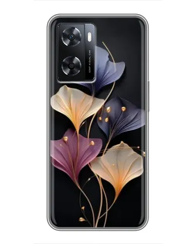 Чохол для OPPO A77 з картинкою «Лілові квіти грації»