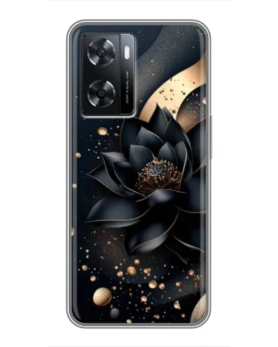Чохол для OPPO A77 з картинкою «Чорний лотос»
