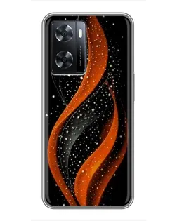 Чохол для OPPO A77 з картинкою «Вогняна зоряна хвиля»