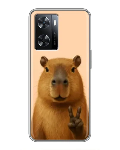 Чохол для OPPO A77 з картинкою «Капібара вікторія»