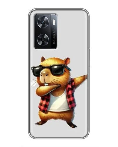 Чохол для OPPO A77 з картинкою «Капібара репер даб»