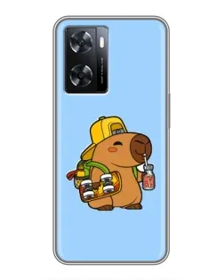 Чохол для OPPO A77 з картинкою «Капібара на скейті» Чохол для OPPO A77 з картинкою «Капібара на скейті»