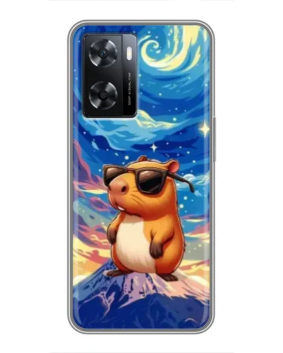 Чохол для OPPO A77 з картинкою «Капібара Ван Гога»