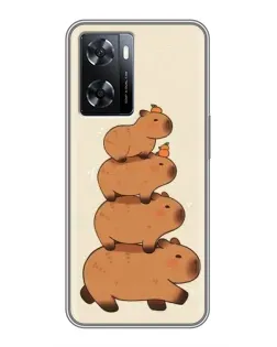 Чохол для OPPO A77 з картинкою «Вежа з капібар» Чохол для OPPO A77 з картинкою «Вежа з капібар»