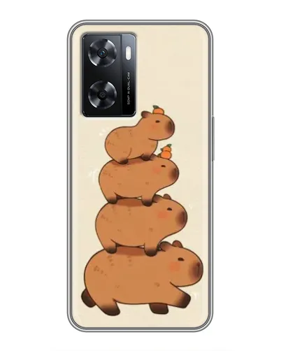 Чохол для OPPO A77 з картинкою «Вежа з капібар»