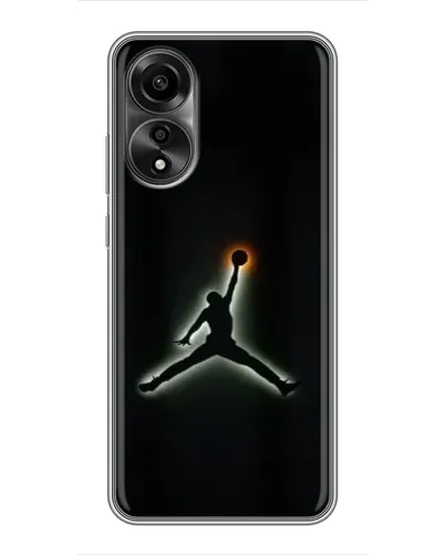 Чехол для OPPO A78 (4G) с картинкой «Jordan Gradient Logo»