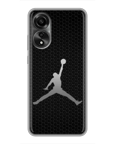 Чехол для OPPO A78 (4G) с картинкой «Jordan Dark Carbon»