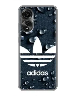 Чехол для OPPO A78 (4G) с картинкой «Adidas Trefoil Blue» Чехол для OPPO A78 (4G) с картинкой «Adidas Trefoil Blue»