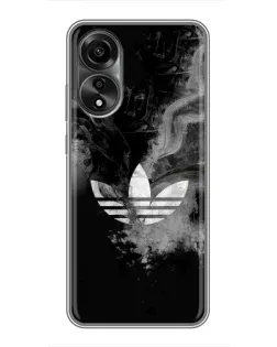 Чехол для OPPO A78 (4G) с картинкой «Абстрактный дым Adidas» Чехол для OPPO A78 (4G) с картинкой «Абстрактный дым Adidas»