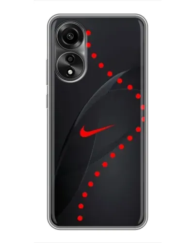 Чехол для OPPO A78 (4G) с картинкой «Абстрактный дизайн Nike» Чехол для OPPO A78 (4G) с картинкой «Абстрактный дизайн Nike»