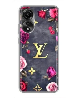 Чехол для OPPO A78 (4G) с картинкой «Цветочный Louis Vuitton» Чехол для OPPO A78 (4G) с картинкой «Цветочный Louis Vuitton»